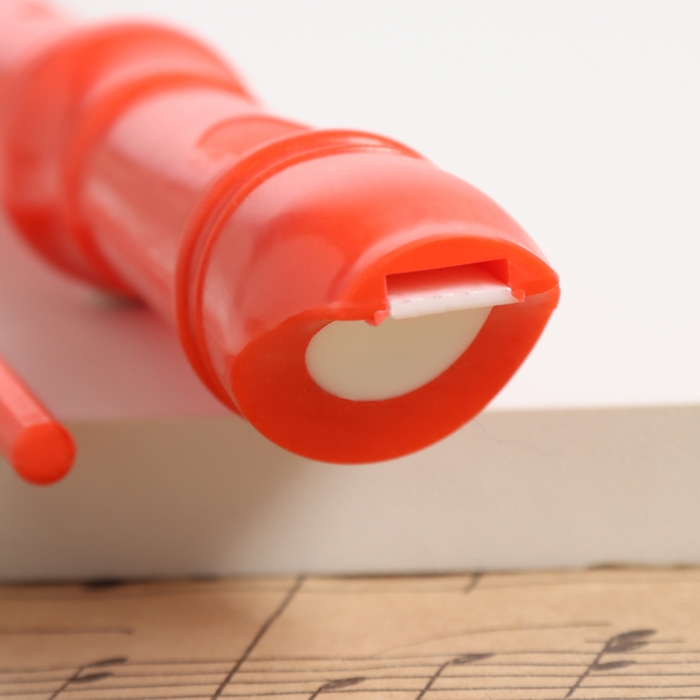 Блокфлейта Music Life, 8 отверстий, немецкая система, сопрано, красная