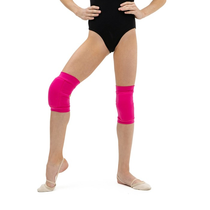 Наколенники для гимнастики и танцев Grace Dance, с уплотнителем, р. XXS, 3-5 лет, цвет фуксия Наколенники для гимнастики и танцев Grace Dance, с уплотнителем, р. XXS, 3-5 лет, цвет фуксия