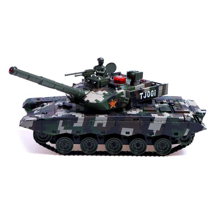 Танковый бой &laquo;Великое сражение&raquo;, на радиоуправлении, 2 танка, с эффектом дыма