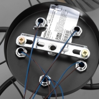 Люстра "Сальма" 5хЕ27 40Вт черный 58х58х24см BayerLux