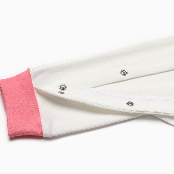 Комбинезон детский, цвет коралловый, рост 80 см