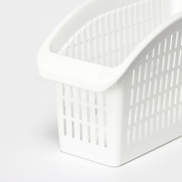 Корзина для хранения, 29&times;13&times;17 см, цвет белый