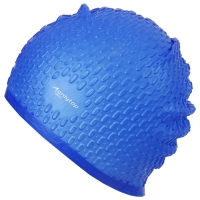 Шапочка для бассейна взрослая ONLYTOP Swim, силиконовая, обхват 54-60 см, цвета МИКС