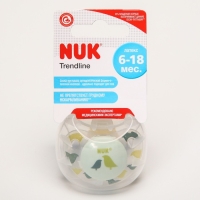 Соска-пустышка ортодонтическая, латекс, от 6 мес., ADORE, в контейнере &laquo;Птицы&raquo;