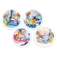 Конструктор Розовая Мечта &laquo;Дом с бассейном&raquo;, 446 деталей