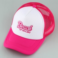 Кепка женская с сеткой Beach, цвет розовый, р-р 56 Кепка женская с сеткой Beach, цвет розовый, р-р 56