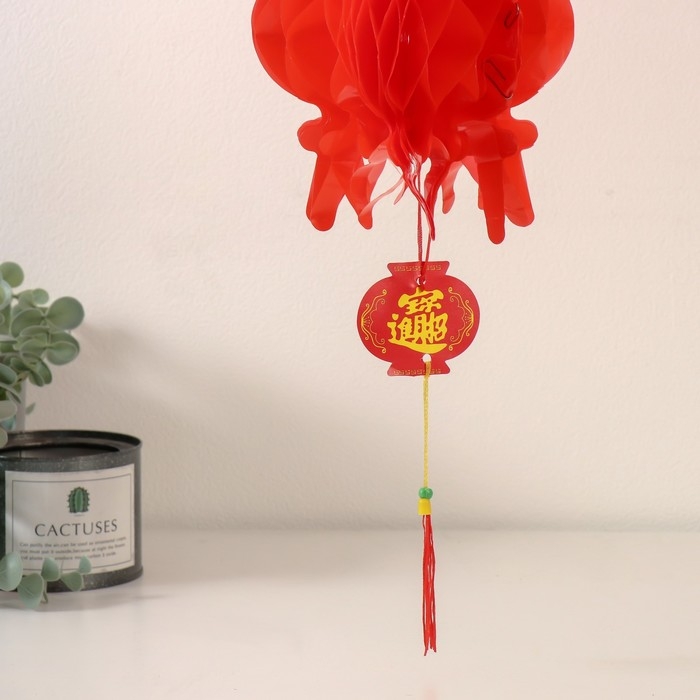 Сувенир пластик "Пять фонарей - Счастья и Финансового благополучия" 35х35х88 см