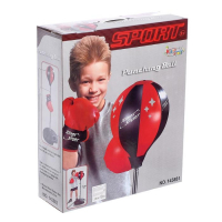 Набор для бокса &laquo;Нокдаун&raquo;, напольная груша, перчатки, 81-120 см