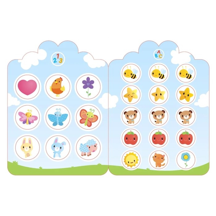 Мои первые многоразовые наклейки 1+ Мои первые многоразовые наклейки 1+