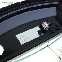 Аквариум "Телевизор" с крышкой, 30 литров, 46 х 20 х 33/38 см, чёрный Аквариум "Телевизор" с крышкой, 30 литров, 46 х 20 х 33/38 см, чёрный