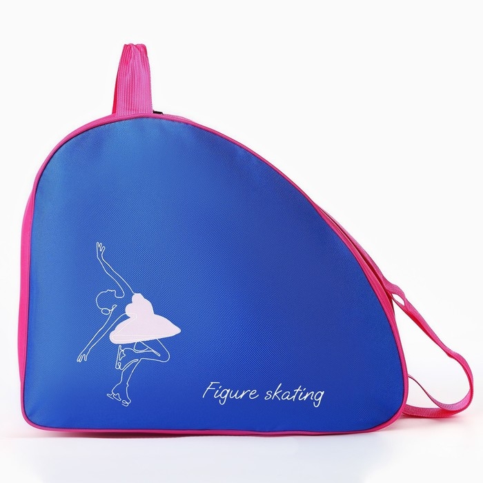 Сумка для роликовых коньков &laquo;FIGURE SKATING&raquo;, 40х32х20 см, синий цвет