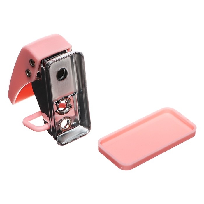 Дырокол на 1 отверстие, до 10 листов, металлический, МИКС