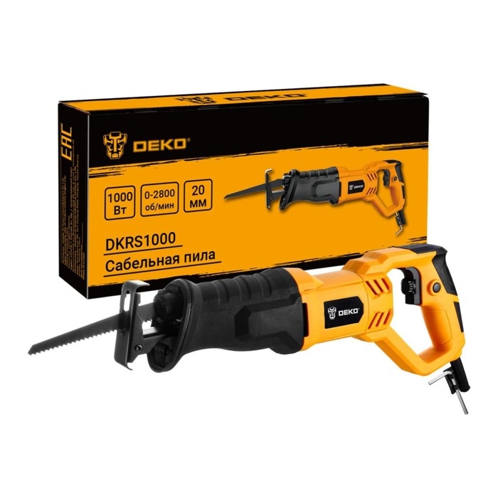 Сабельная пила DEKO DKRS1000, 1000 Вт, 2800 ход/мин Сабельная пила DEKO DKRS1000, 1000 Вт, 2800 ход/мин