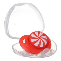 Соска - пустышка силиконовая новогодняя &laquo;Карамелька&raquo;, ортодонтическая, от 6 мес., в контейнере, Крошка Я