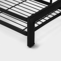 Полка для кухни 2-х ярусная Доляна, 33,5&times;20,5&times;39 см, цвет чёрный