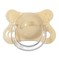 Подарочный набор новогодний: соска-пустышка ортодонт., +6 мес., и держатель на ленте &laquo;Наше счастье&raquo;, подарочная упаковка