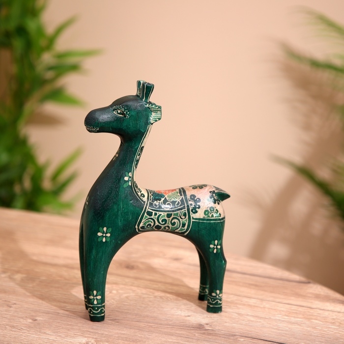 Сувенир "Жираф" батик, дерево 25 см