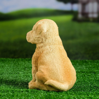 Садовая фигура из полистоуна &laquo;Щенок лабрадора&raquo;, 17&times;12&times;20 см