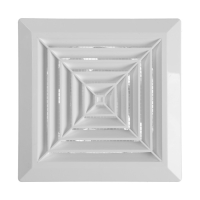 Вентилятор вытяжной "ВИЕНТО" 125ВФ, d=125 мм, 18 Вт, 240 м&sup3;/ч, 34 дБ, белый