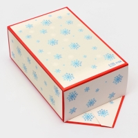 Новый год. Подарочная коробка - конфета новогодняя складная &laquo;Зверята&raquo;, 18 х 28 х 10 см.