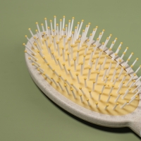 Расчёска массажная, 25,5 &times; 7 см, цвет &laquo;светлое дерево&raquo;