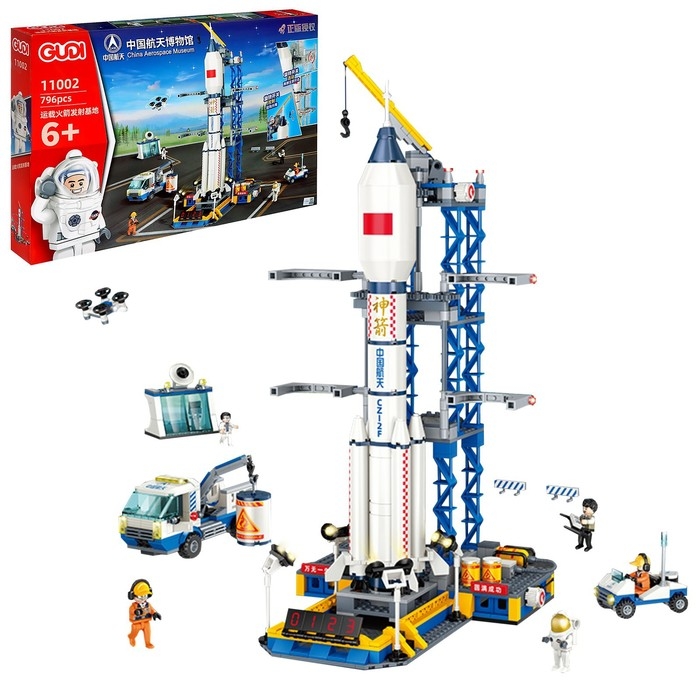 Конструктор Космос &laquo;Покорители космоса&raquo;, 796 деталей