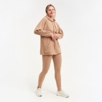 Костюм женский (толстовка/легинсы), цвет кофе, размер 48 Костюм женский (толстовка/легинсы), цвет кофе, размер 48