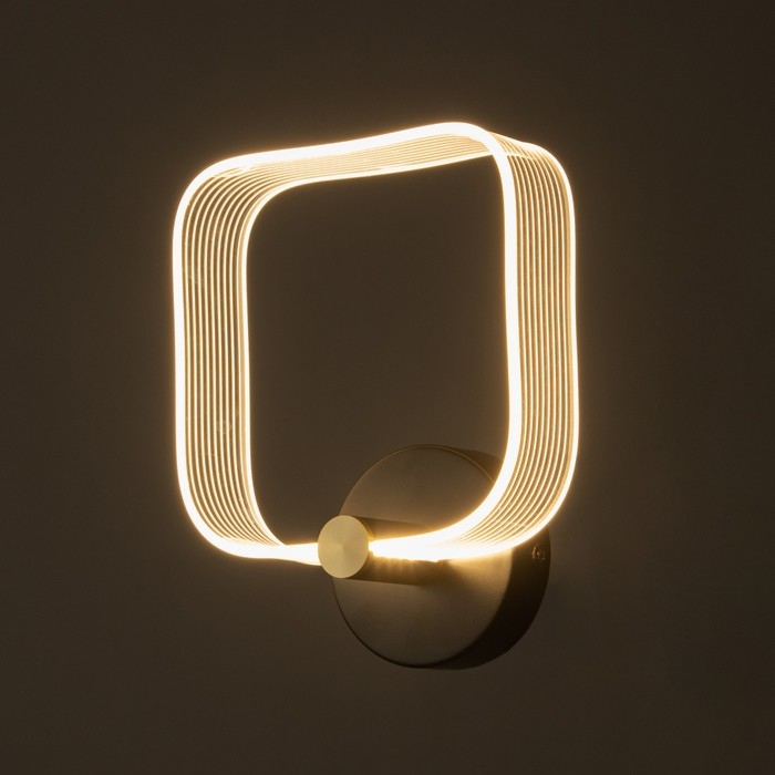 Бра Бра "Кворум" LED 8Вт 3000-6000К черный 25х20х6см