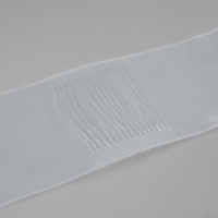 Шторная лента трубная, органза, 10 см, 50 &plusmn; 1 м, цвет прозрачный