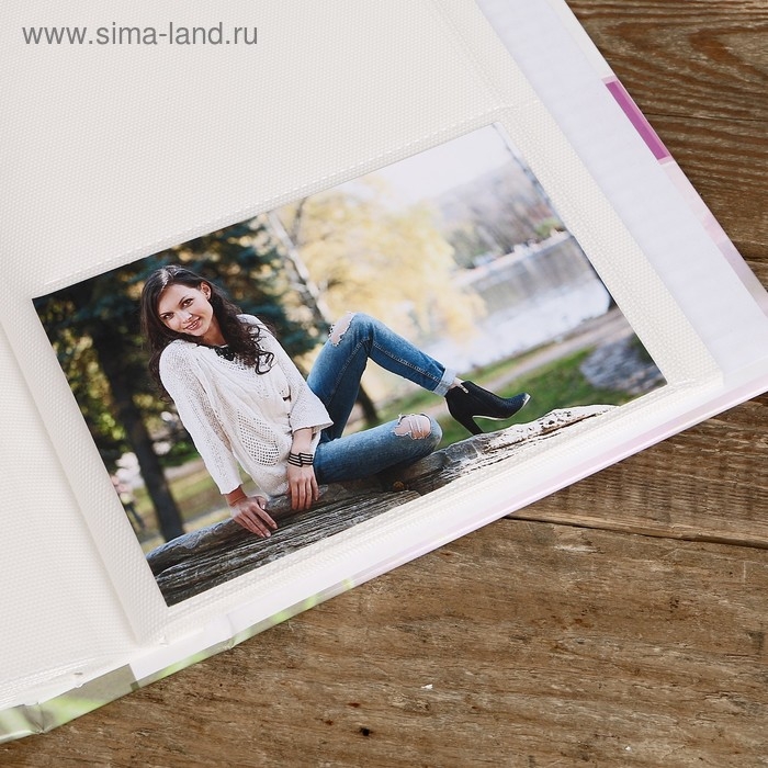 Фотоальбом Fotografia на 200 фото, 10x15 см., "Цветы"