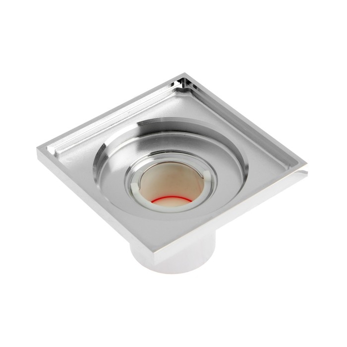 Трап AFLORN AF10710-10, d=50 мм, вертикальный, 100х100 мм, латунь, хром Трап AFLORN AF10710-10, d=50 мм, вертикальный, 100х100 мм, латунь, хром