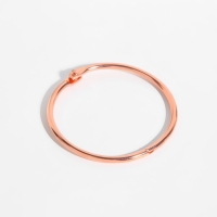 Кольцо для карниза, разъёмное, d = 50/56 мм, 10 шт, цвет розовое золото