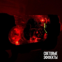 Бластер &laquo;Техно&raquo;, с вращающимися шестеренками, МИКС