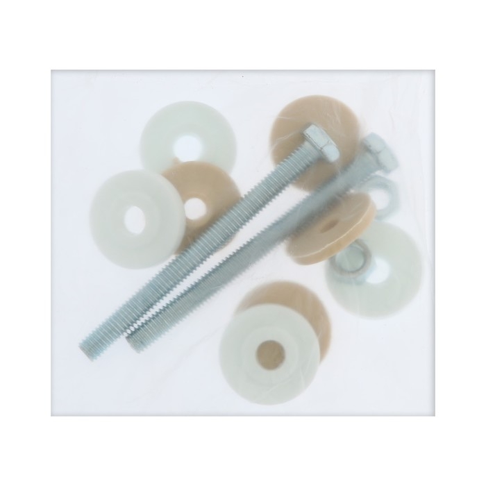 Клапан сливной для бачка унитаза Клапан сливной для бачка унитаза "РБМ" КВ-16.2, одноуровневая кнопка белая