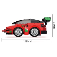 Конструктор инерционный &laquo;Спорткар&raquo;, 137 деталей