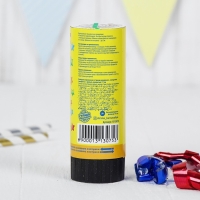 Хлопушка пружинная &laquo;С Днём Рождения&raquo;, звёздочки, конфетти, фольга, серпантин, 11 см