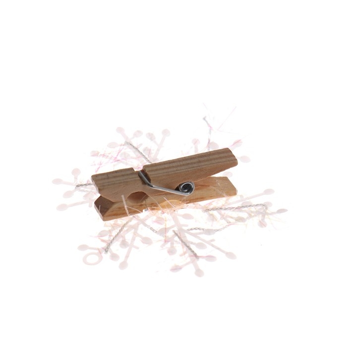 Прищепки для декора «Снежинки» белые, 6 шт. Прищепки для декора «Снежинки» белые, 6 шт.