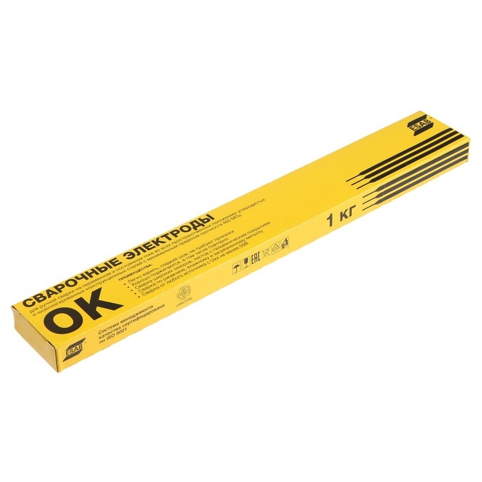 Электроды ESAB ОК 46, d=3 мм, 350 мм, 1 кг Электроды ESAB ОК 46, d=3 мм, 350 мм, 1 кг