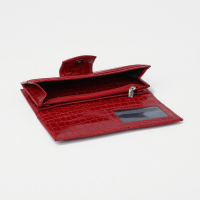 Кошелёк женский на магните, цвет красный Кошелёк женский на магните, цвет красный