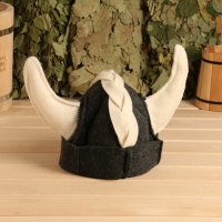 Шапка для бани "Супер Викинг" Шапка для бани "Супер Викинг"