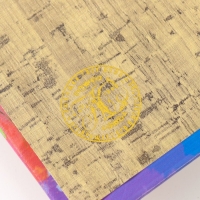 Сейф-книга дерево кожзам "Портрет девушки. Пятна краски" тиснение 21х13х5 см