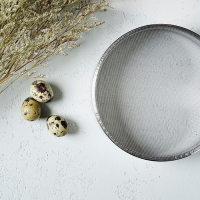 Сито для просеивания Доляна &laquo;Металлик&raquo;, d=13,5 см, цвет серебристый