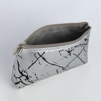 Набор косметичек 2 в 1 на молнии, цвет серебряный Набор косметичек 2 в 1 на молнии, цвет серебряный