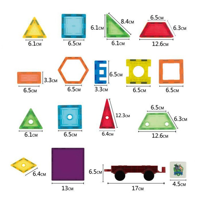 Конструктор магнитный «Магический магнит», 70 деталей Конструктор магнитный «Магический магнит», 70 деталей
