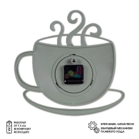 Часы настенные кухонные "Чашка", бесшумные, 31.5 х 30.5 см, АА Часы настенные кухонные "Чашка", бесшумные, 31.5 х 30.5 см, АА