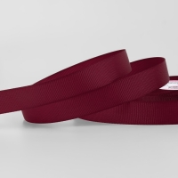 Лента репсовая, 15 мм, 23 &plusmn; 1 м, цвет винный №80
