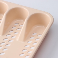 Лоток для столовых приборов, 33&times;26 см, цвет МИКС