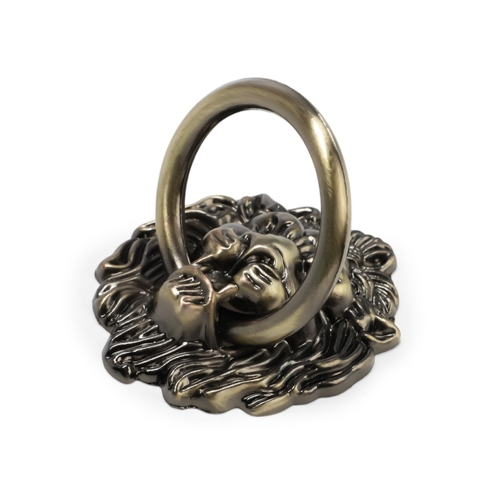 Ручка кнопка CAPPIO LION, цвет бронза Ручка кнопка CAPPIO LION, цвет бронза