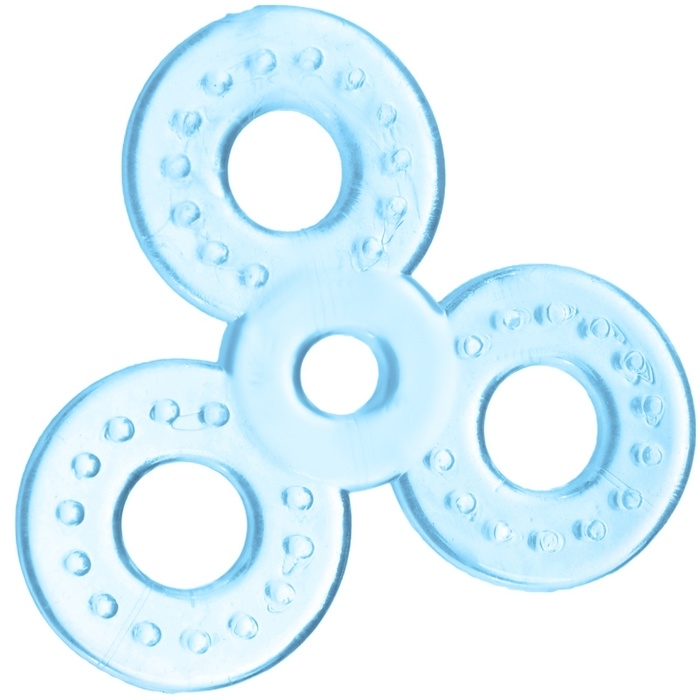 Набор прорезывателей силиконовых &laquo;Мой Зайка&raquo;, с погремушкой, 3 шт., на присоске, в кейсе, Крошка Я