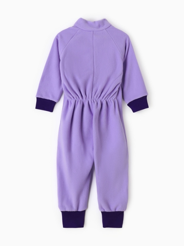 Комбинезон для девочки, цвет сиреневый, рост 104-110 см
